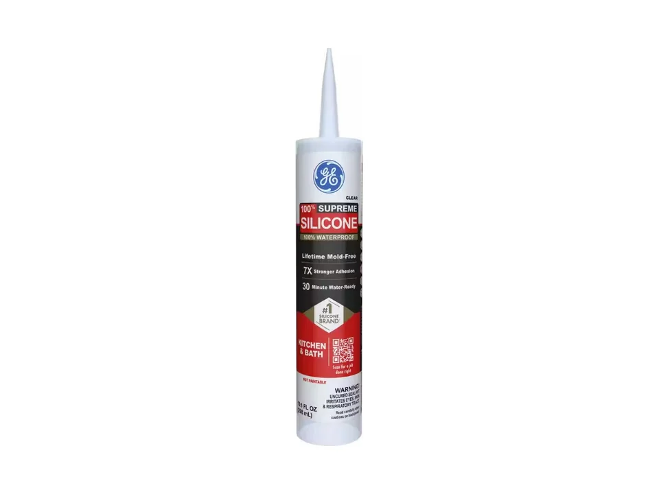 Clear silicone sealant cartridge