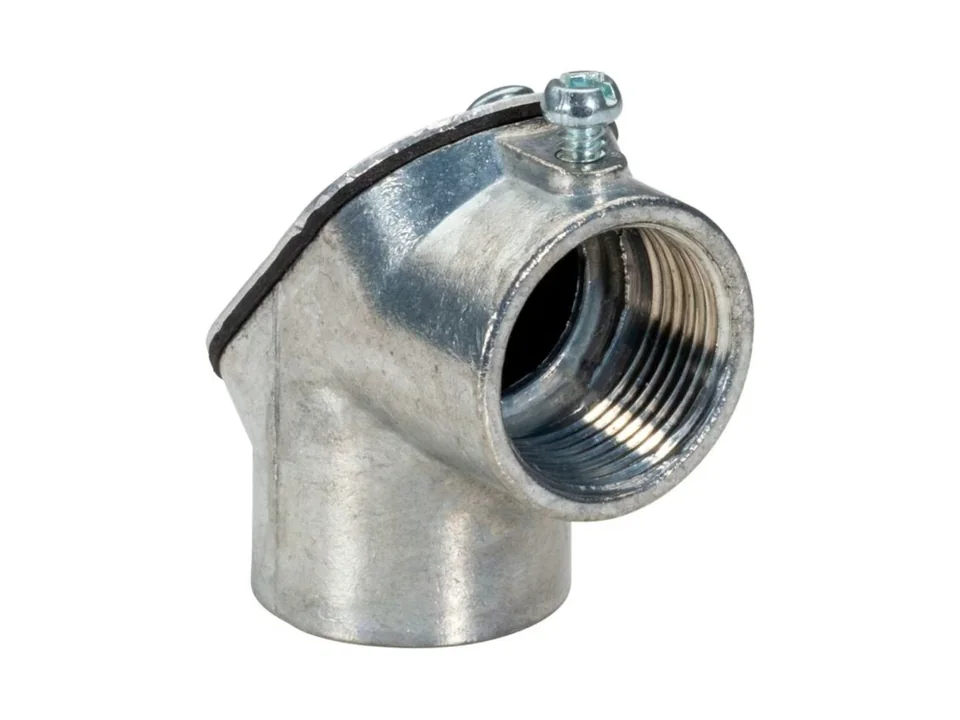 Threaded pull elbow