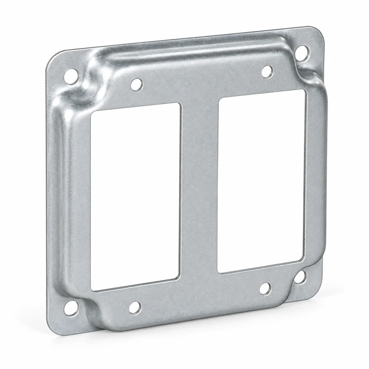 4" Sq. Cover 2 GFCI Receptacles-NA4417