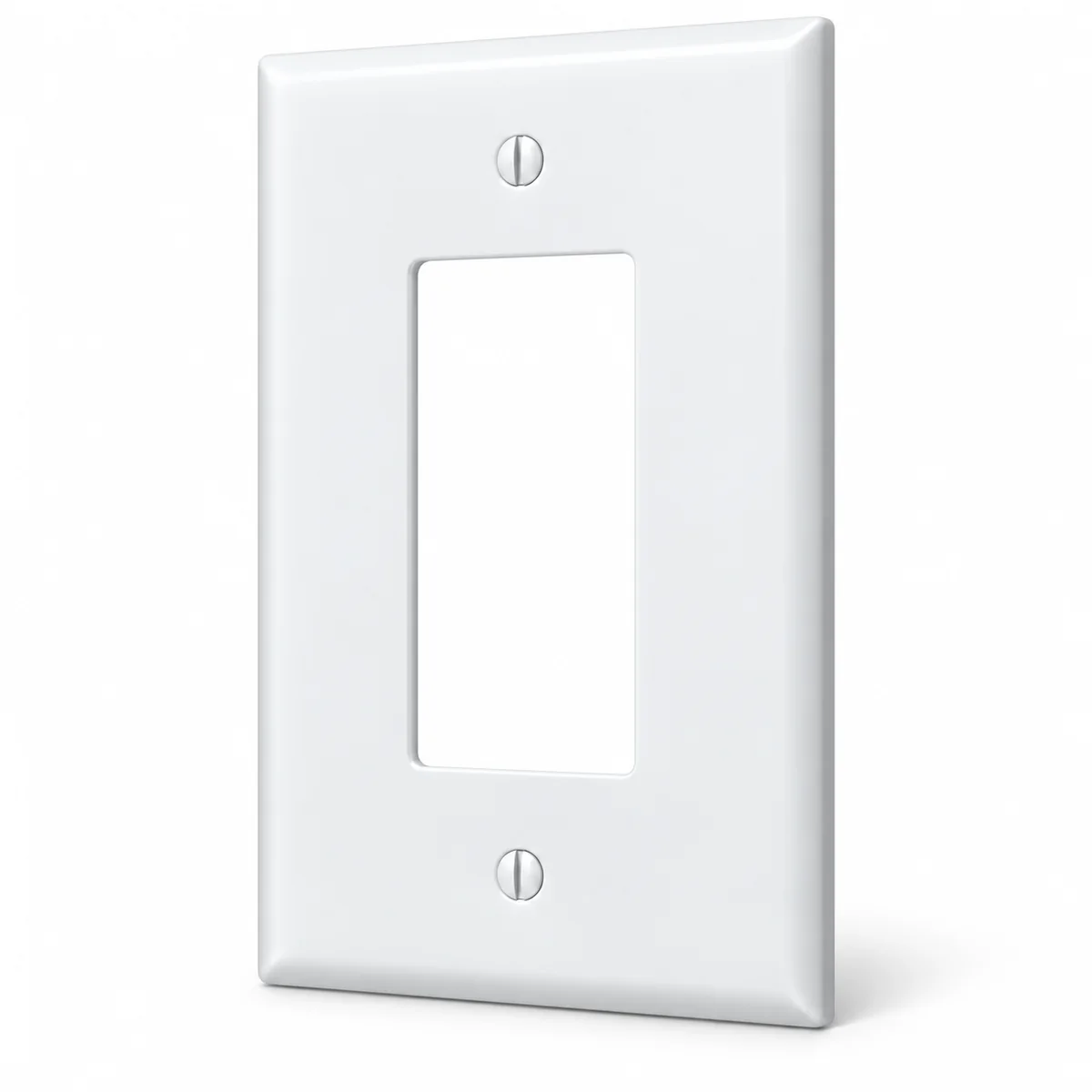 1G O/S Large Decora Plate White D9601-L