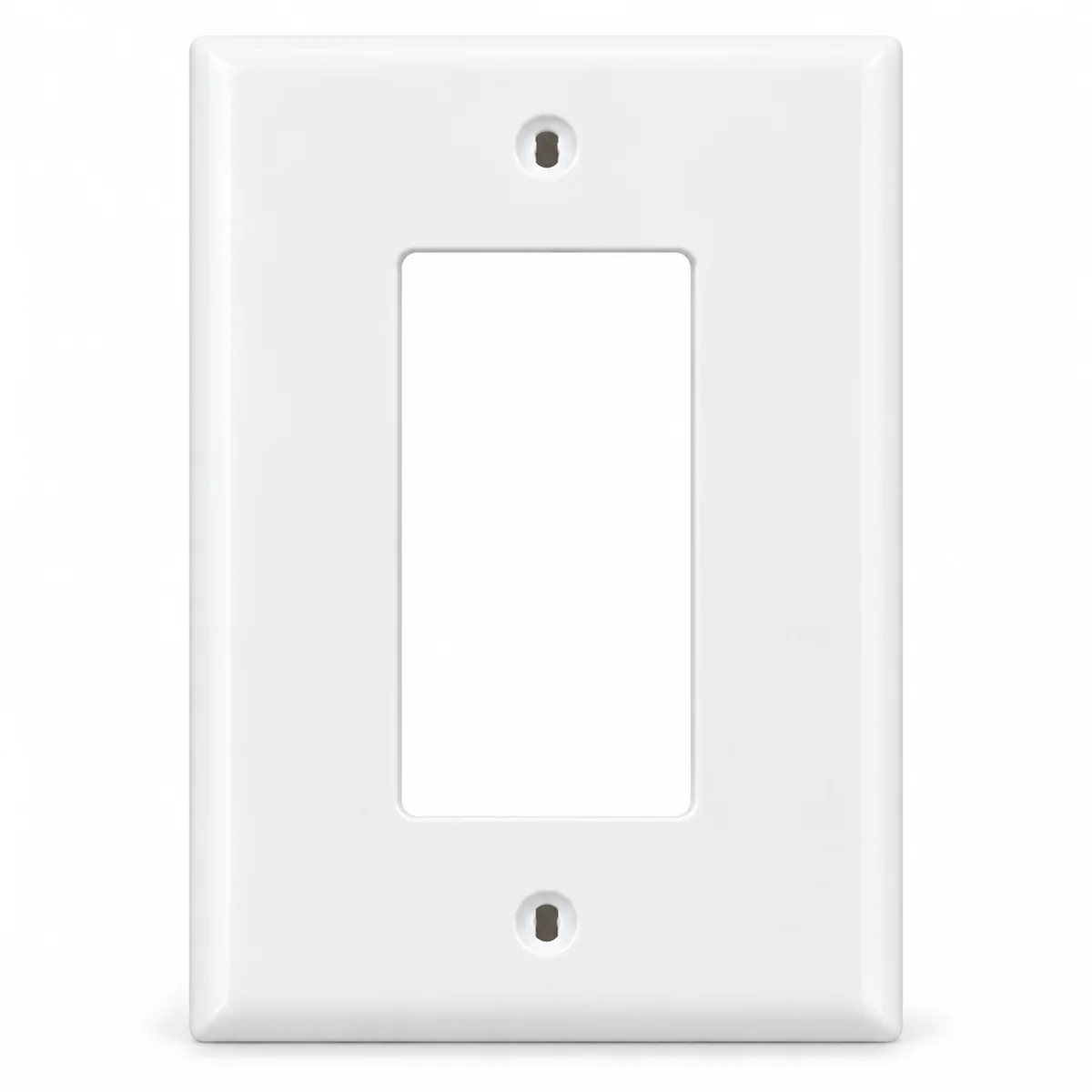 1G O/S Medium Decora Plate White D9601-M
