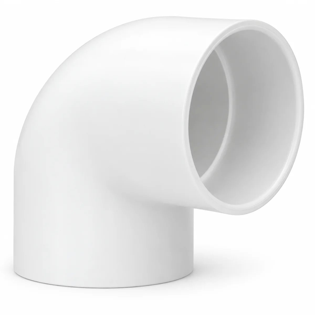 Schedule 40 White PVC 90° Elbows