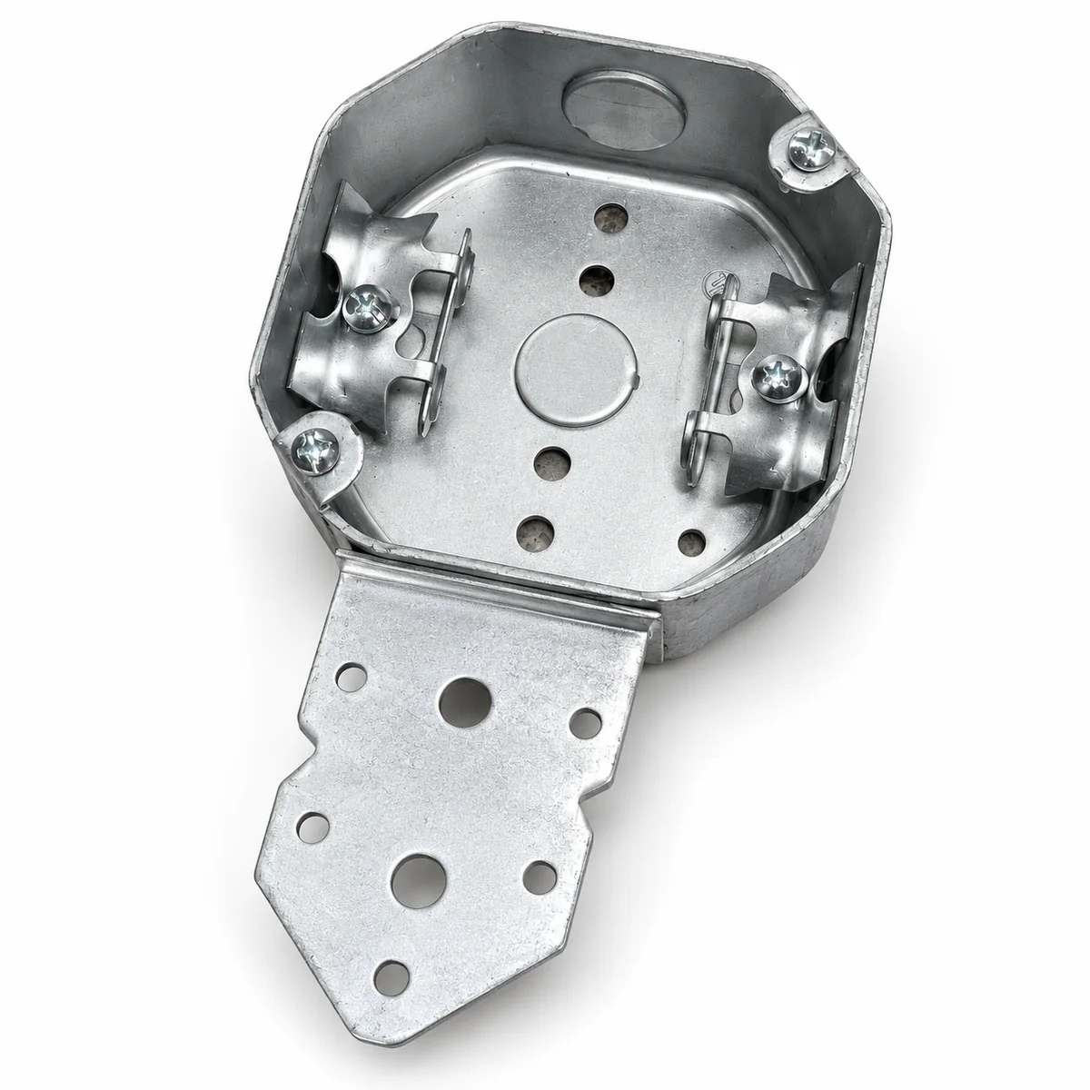 4" Round Box w/ Front Wetwall Bracket, WY152 (50/case)