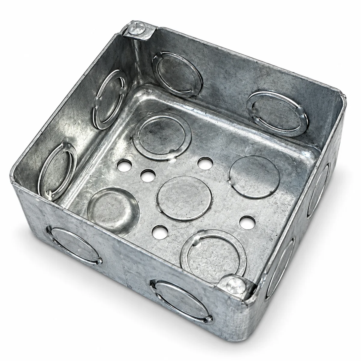 4'' Sq. Box with 1-2" 3/4"- Ko's-R238,R239-50/PK