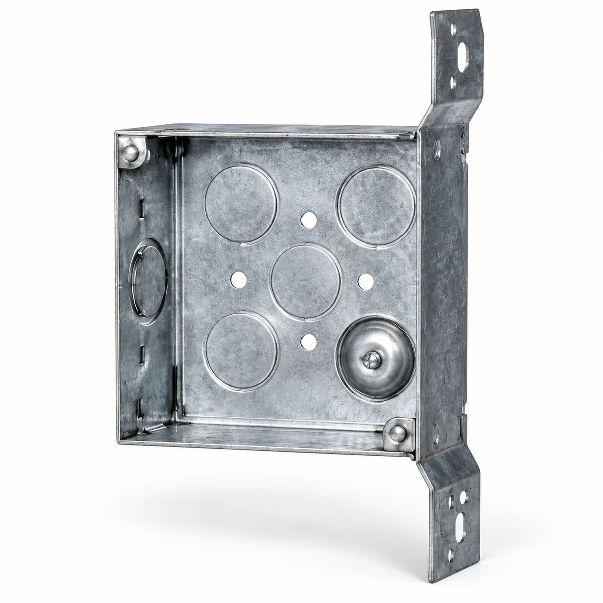 4" Box 2-1/8" w/ Up & Down Bracket, BX Clamp (24/case)