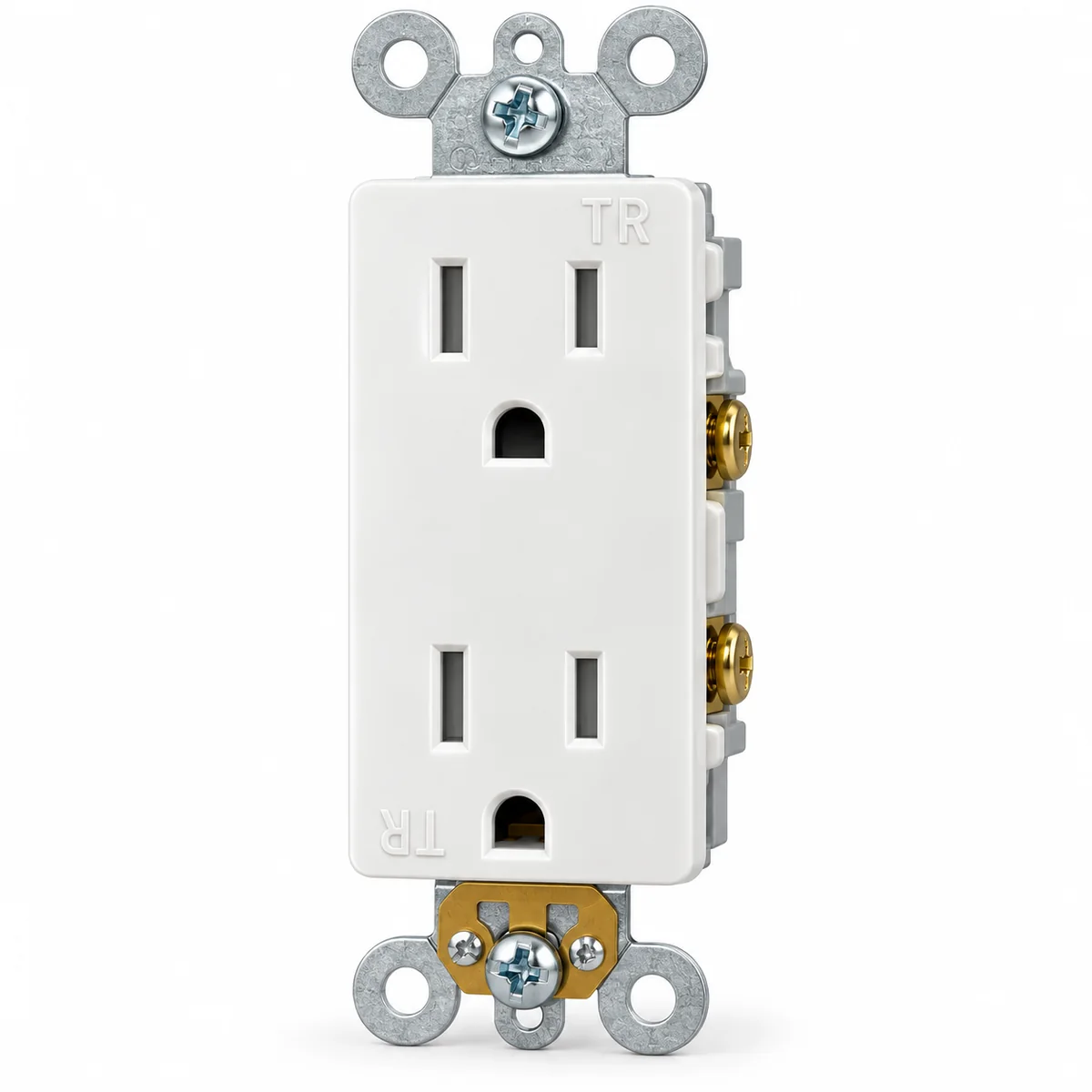 Decora Duplex Receptacle 15A 125V TR