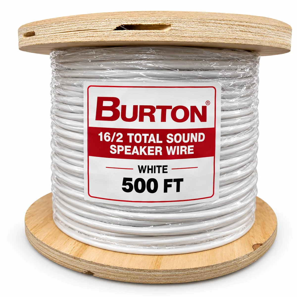 16/2 Total Sound Speaker Wire 500FT/REEL WHITE